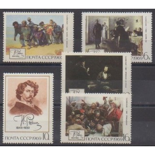 Buy this set of stamps of Russia of the year 1969 (Nb 3513/3517).