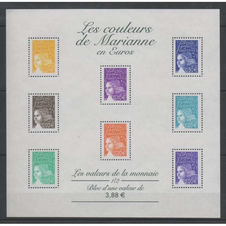 Timbres  - France - Blocs et feuillets - 2002 - No BF 44