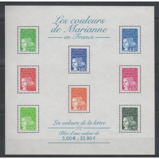 Timbres  - France - Blocs et feuillets - 2001 - No BF 42