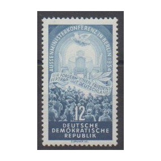 Acheter ce timbre d'Allemagne orientale (RDA) de l'année 1954 (No 147).