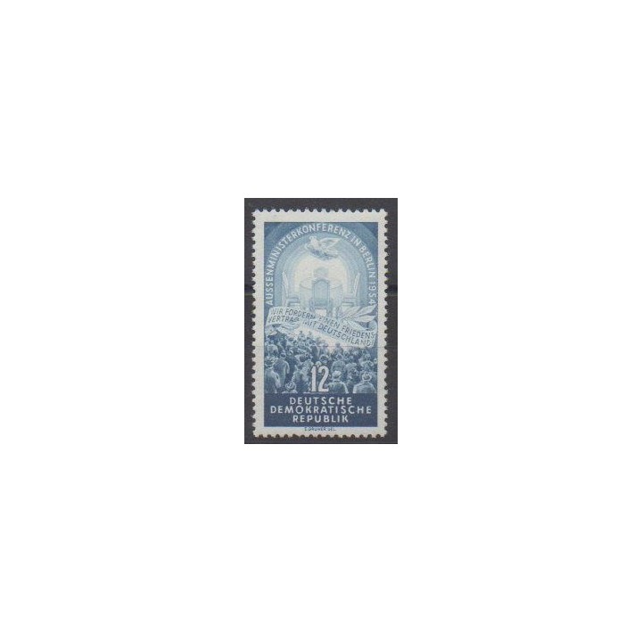 Acheter ce timbre d'Allemagne orientale (RDA) de l'année 1954 (No 147).