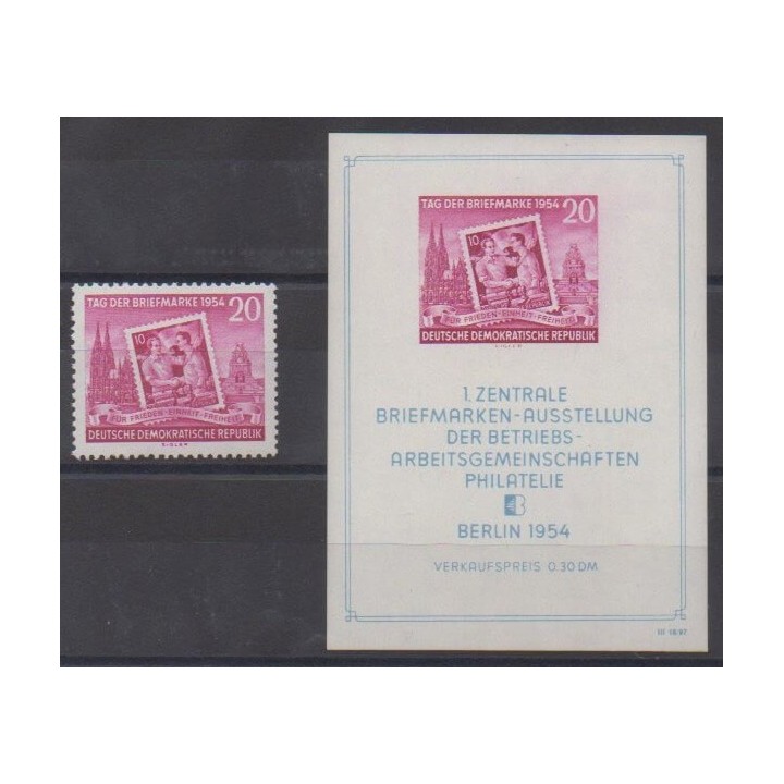 Buy these stamps of East Germany (GDR) of the year 1954 (Nb 175 - BF4).