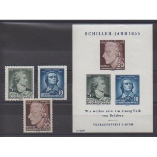 Buy this set of stamps of East Germany (GDR) of the year 1955 (Nb 200/202 - BF6).