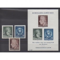 East Germany (GDR) - 1955 - Nb 200/202 - BF6 - Literature