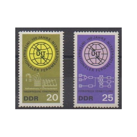 Allemagne orientale (RDA) - 1965 - No 815/816 - Sciences et Techniques