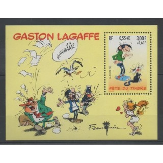 Timbres - France - Blocs et feuillets - 2001 - No BF 34 - Dessins Animés - BD