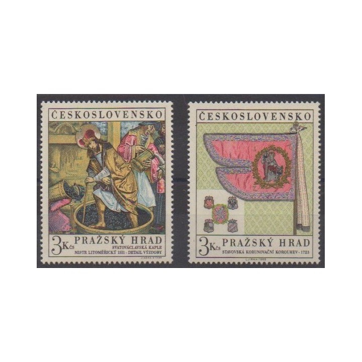 Buy this set of stamps of Czechoslovakia of the year 1969 (Nb 1723/1724).