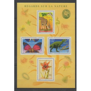 Timbres - France - Blocs et feuillets - 2000 - No BF 31 - Animaux