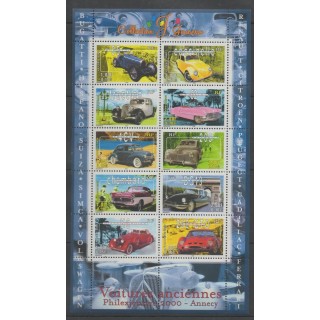 Timbres - France - Blocs et feuillets - 2000 - No BF 30 - Voitures