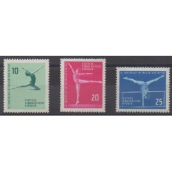 Allemagne orientale (RDA) - 1961 - No 546/548 - Sports divers