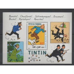 France - Blocks and sheets - 2000 - Nb BF 28 - Cartoons - Comics