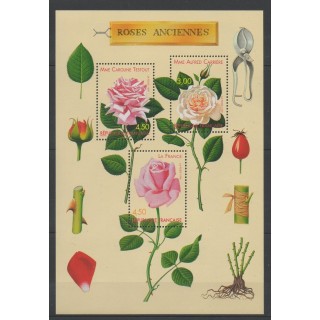 Timbres - France - Blocs et feuillets - 1999 - No BF 24 - Roses