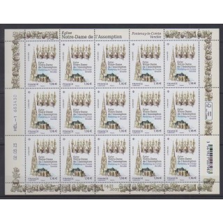 Buy this souvenir sheet  of France of the year 2023 (Nb F95 - Notre-Dame de l'Assomption).