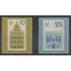 Allemagne orientale (RDA) - 1961 - No 559/560 - Architecture