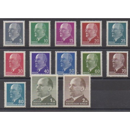 East Germany (GDR) - 1961 - Nb 561/564G - Celebrities