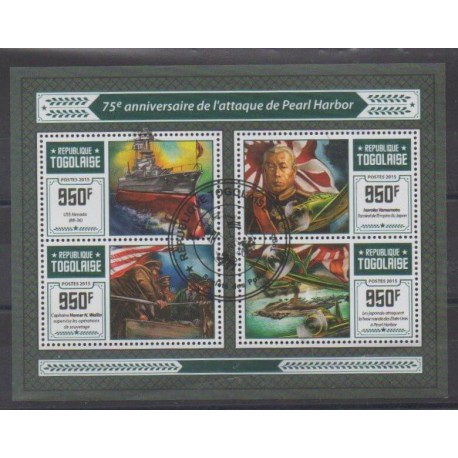 Togo - 2016 - Nb 4982/4985 - Second World War - Used