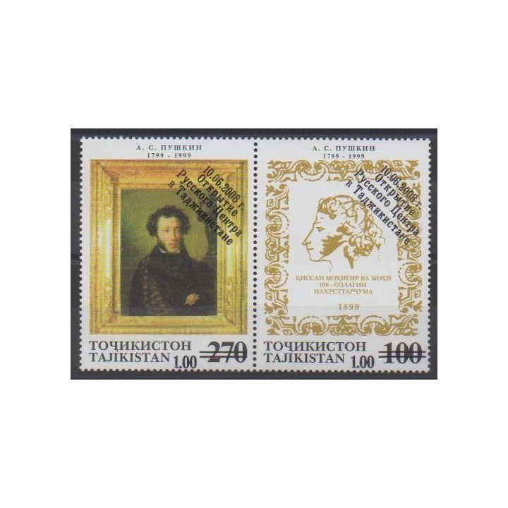 Acheter cette série de timbres du Tadjikistan de l'année 2008 (No 391/392).