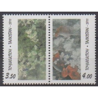 Buy this set of stamps of Tajikistan of the year 2011 (Nb 434/435).