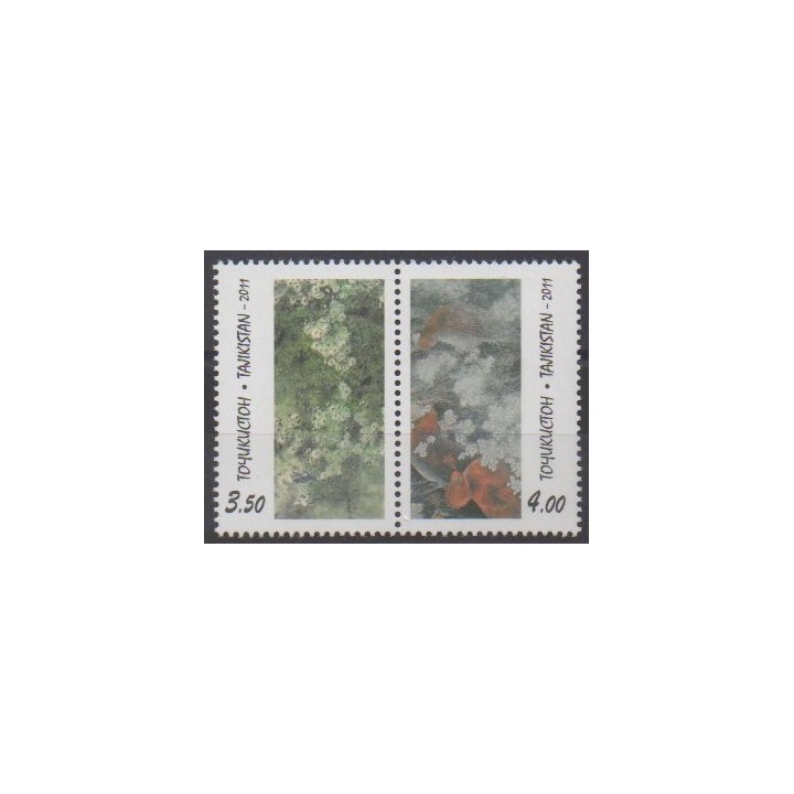 Buy this set of stamps of Tajikistan of the year 2011 (Nb 434/435).