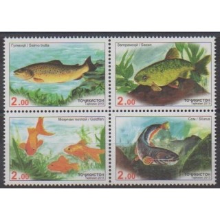 Buy this set of stamps of Tajikistan of the year 2013 (Nb 485/488).
