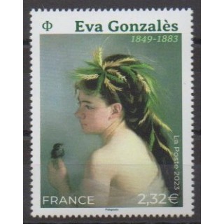 Acheter ce timbre de France de l'année 2023 (Eva Gonzalès).
