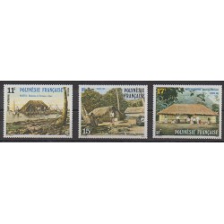 Polynésie - 1988 - No 299/301 - Architecture