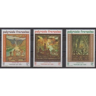 Acheter cette série de timbres de Polynésie de l'année 1988 (No 303/305).