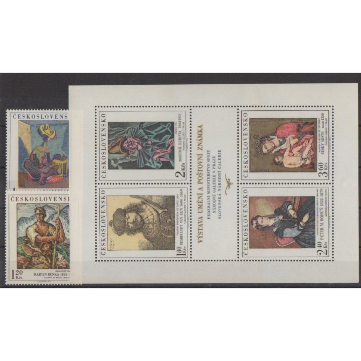Acheter cette série de timbres de Tchécoslovaquie de l'année 1973 (No 2017/2022).