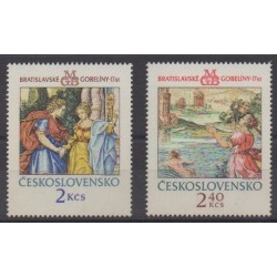 Czechoslovakia - 1974 - Nb 2059/2060 - Paintings