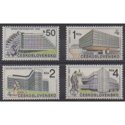 Czechoslovakia - 1988 - Nb 2775/2778 - Architecture