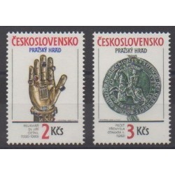 Tchécoslovaquie - 1990 - No 2851/2852 - Art