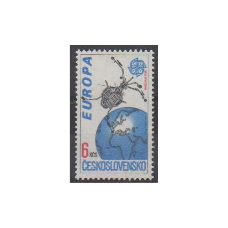 Tchécoslovaquie - 1991 - No 2884 - Espace - Europa