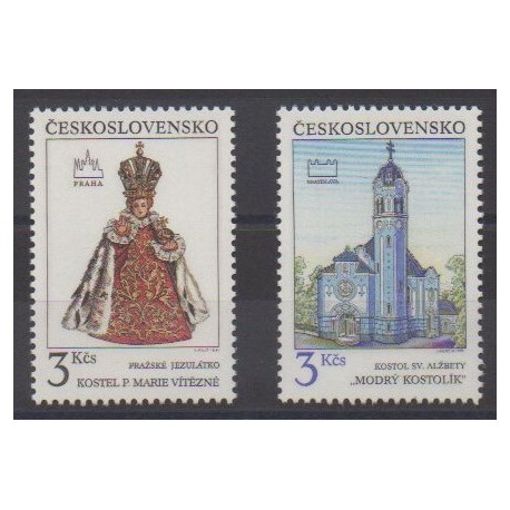 Czechoslovakia - 1991 - Nb 2896/2897