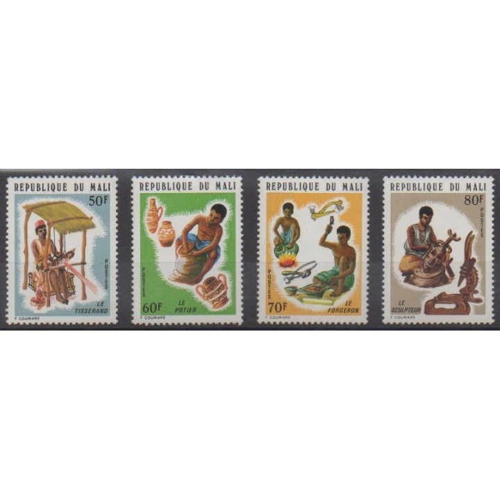 Buy this set of stamps of Mali of the year 1974 (Nb 227/230).
