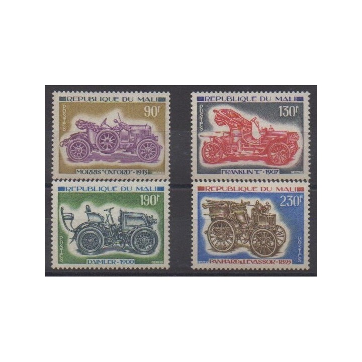 Acheter cette série de timbres du Mali de l'année 1975 (No 241/244).