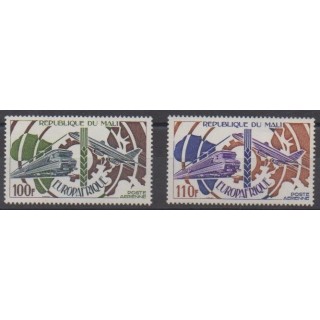 Acheter ces timbres du Mali de l'année 1974 (No PA233/PA234).