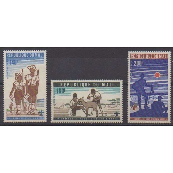 Buy these stamps of Mali of the year 1976 (Nb PA280/PA282).