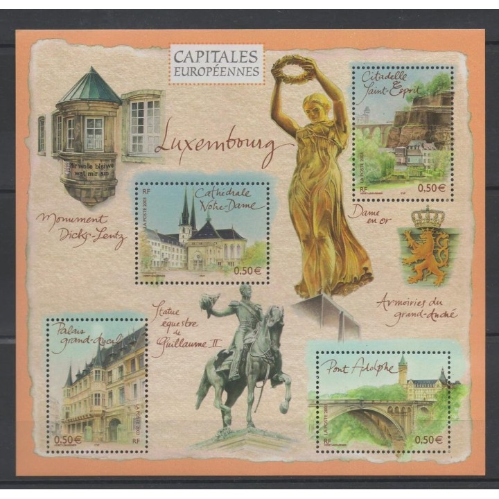 Timbres - France - Blocs et feuillets - 2003 - No BF 64 - Sites