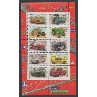 Timbres - France - Blocs et feuillets - 2003 - No BF 63 - Voitures
