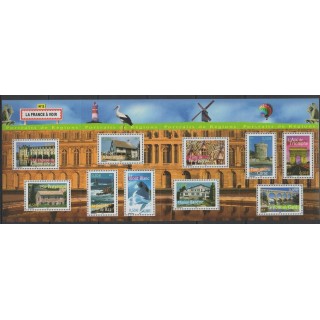 Timbres - France - Blocs et feuillets - 2003 - No BF 61 - Monuments
