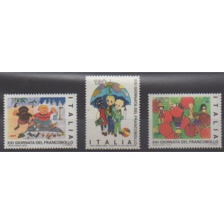 Acheter cette série de timbres d'Italie de l'année 1979 (No 1411/1413).