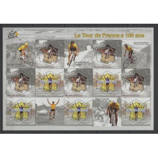 Timbres - France - Blocs et feuillets - 2003 - No BF 59 - Sports divers