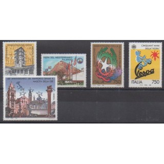 Buy this set of stamps of Italy of the year 1996 (Nb 2173/2177).