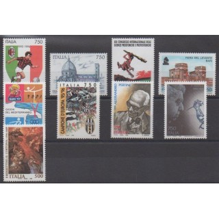 Buy this set of stamps of Italy of the year 1996 (Nb 2189/2197).