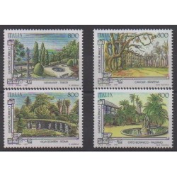 Italie - 1997 - No 2246/2249 - Parcs et jardins