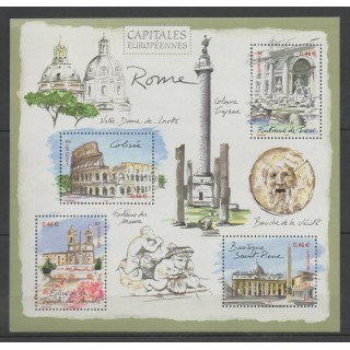 Timbres - France - Blocs et feuillets - 2002 - No BF 53 - Sites
