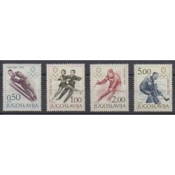 Yugoslavia - 1968 - Nb 1139/1142 - Winter Olympics