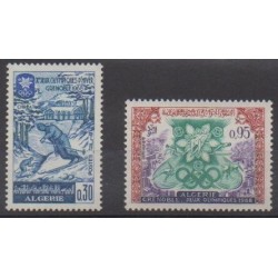 Algeria - 1967 - Nb 453/454 - Winter Olympics