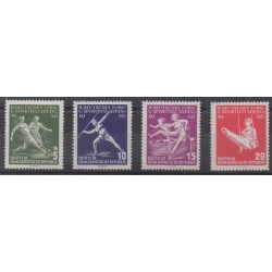 East Germany (GDR) - 1956 - Nb 254/257 - Various sports