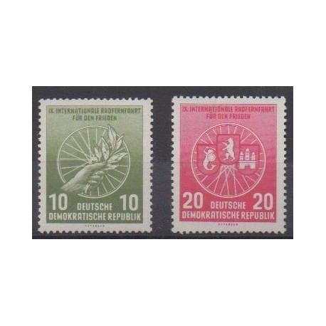 East Germany (GDR) - 1956 - Nb 246/247 - Various sports